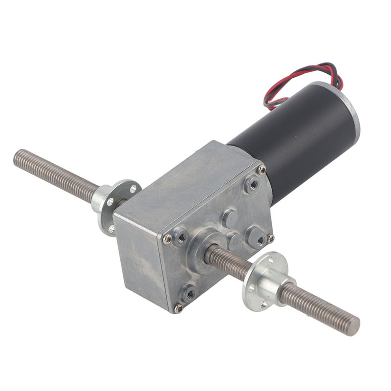 Worm Gear Motor Right and Left Hand Shaft Coaxial M8