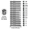 Fixinus 13-Piece Specially Shaped Screwdriver Set, 1/4 Inch Hex Magnetic