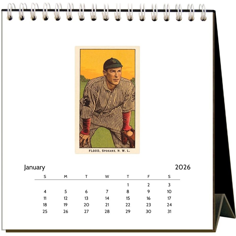 Baseball 2026 Desk Calendar