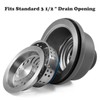 QruiLanTu 3-1/2'' ﻿Kitchen Sink Drain Kit Sink Drain Basket Sink