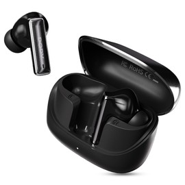 DQDV Audifonos Inalambricos Hi-Res Audio con ANC Híbrido (Cancelación Activa de Ruido hasta 52dB), 36 Horas de Batería, Bluetooth 6, Compatibles con iOS y Android (Negro)