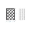 Lattice Panel with a Heart Decorative Design MDF Home &