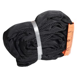 Endless Round Slings for Aerial Lyra Hoop Rig, Aerial Silks Handing Polyester Lifting Sling Spanset, Heavy Duty Polyester Capacity 5300 Lbs Vertical Capacity (Black, 4 FT)