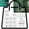 Jovware Shower Caddy Adhesive Replacement Stickers, Shower Organizer Adhesive Replacement