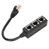RJ45 Ethernet Adapter Cable Extension 1 to 3 Port Excellent