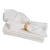 White Waffle Weave Cotton Napkins Set of 6-100% Pure Soft