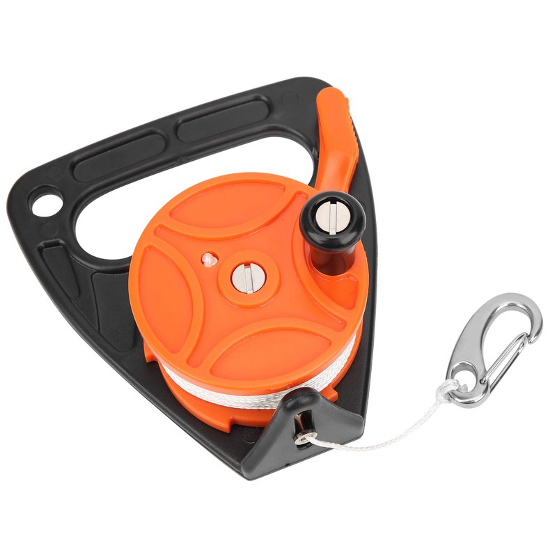 wosume Diving Line Wheel, with Handle White 150 ft Dive