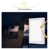 Eurohome 100% Blackout Skylight Roller Blind, No Drilling, Sun Protection,