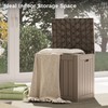 EAST OAK Outdoor Storage Box, 31 Gallon Deck Box, Waterproof
