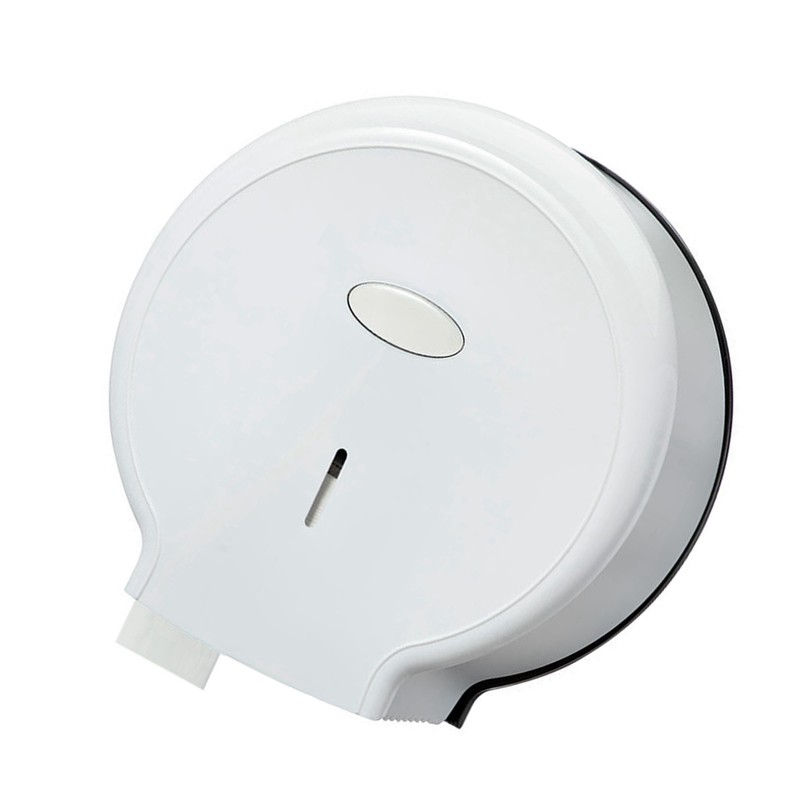 Jumbo Toilet Paper Roll Dispenser Punch Free Waterproof Wall Mount