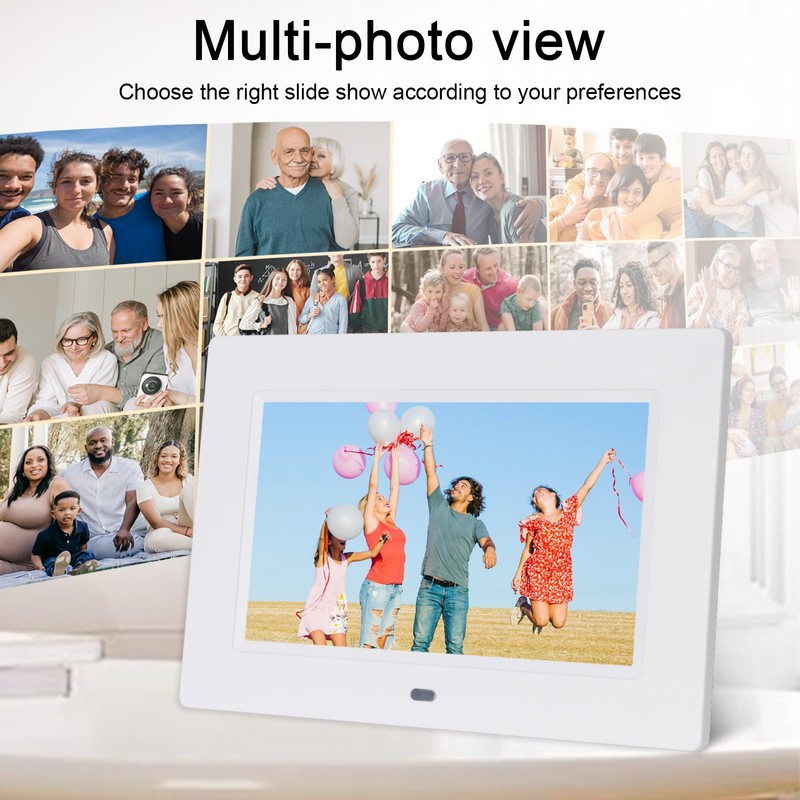 7 Inch Digital Picture Photo Frame 1024x768P Music Photo Video