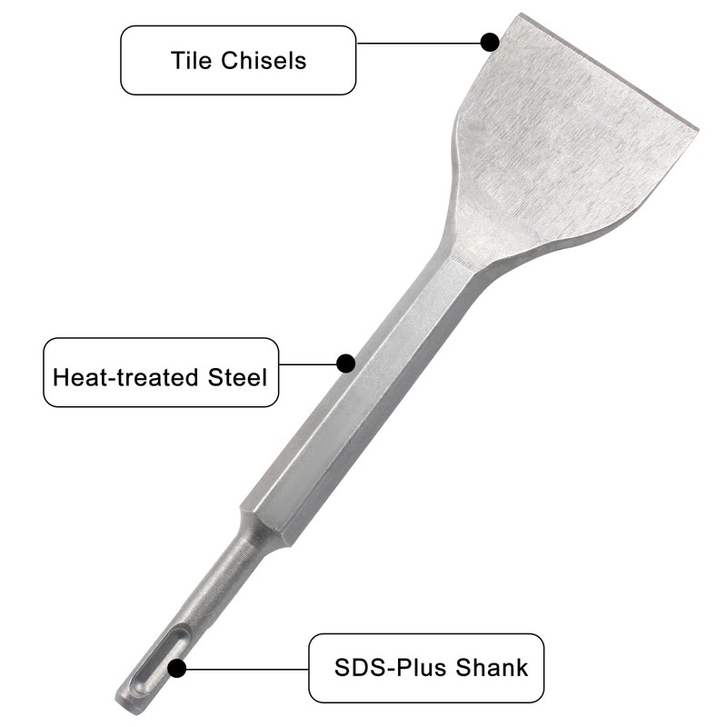 LDEXIN SDS Plus 3 Inch Wide Scaling Chisel Removal Chisel