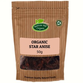 Organic Star Anise Whole 50g by Hatton Hill Organic