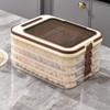 Ahathyw 4 Layers Dumplings Storage with Dumpling Maker & Spoon