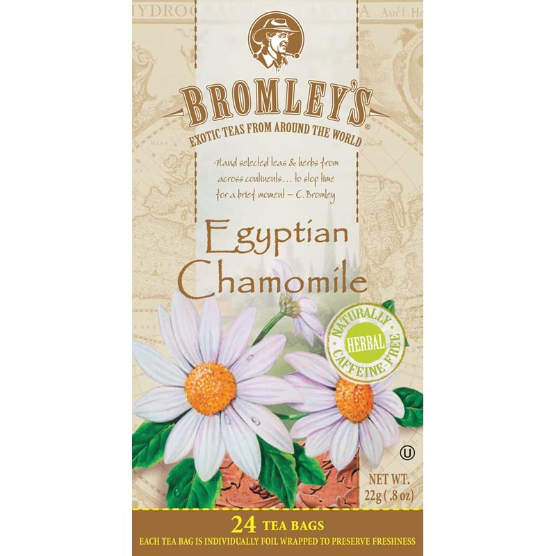Bromley's Egyptian Chamomile Exotic Tea, 24 Count