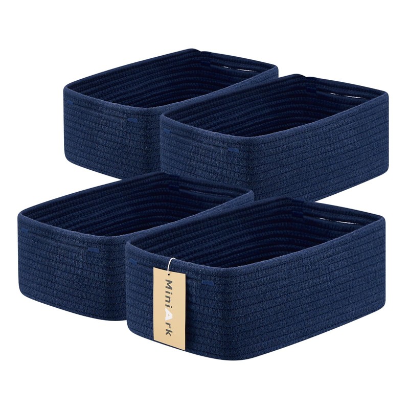 MiniArk Small Storage Baskets for Organizing | Closet Organizer Bins