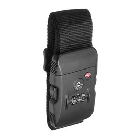 HARFINGTON Luggage Straps Adjustable Buckle Luggage Connector Straps Nylon Suitcase Strap Luggage Connect Attachment Accessories for Luggage Wraps Suitcases and Bags, Black