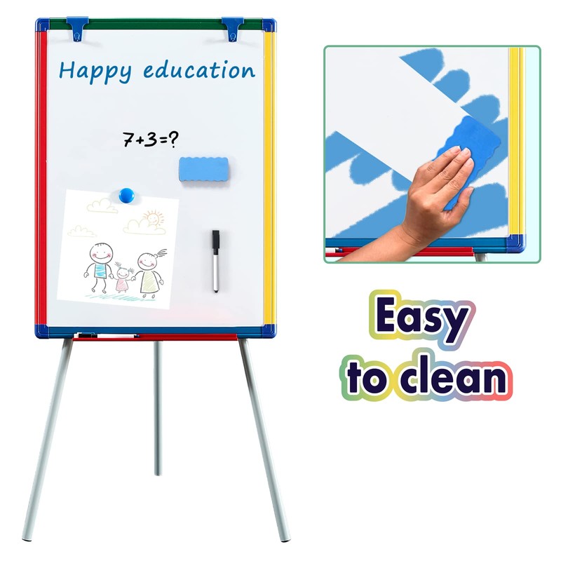 Dry Erase Board White Board for Kids 24x18 inch Art
