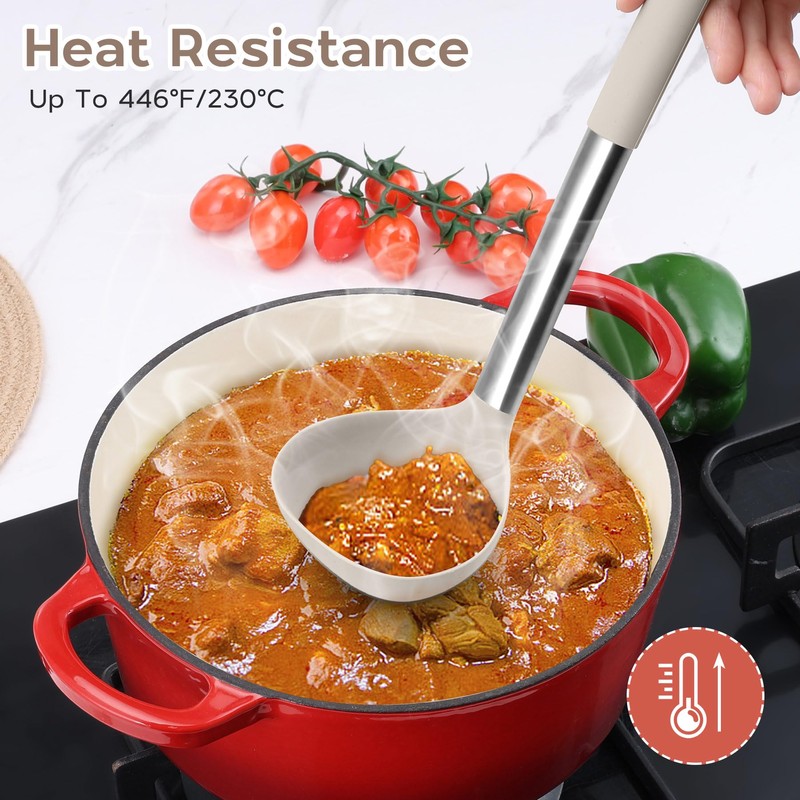 Onader Silicone Cooking Utensils Set of 15, Kitchen Utensils Set