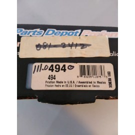 Parts Depot Preferred 2-Wheel Set 494 Brake Shoe Sets Rear