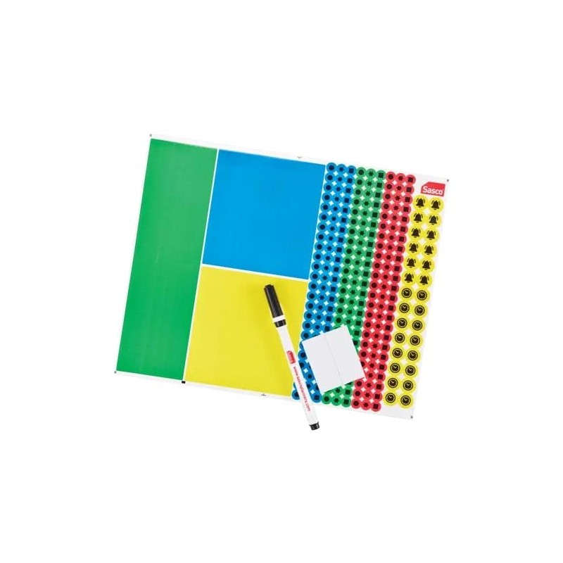 Sasco Unmounted Compact Year Wall Planner 2026 Poster (610 x