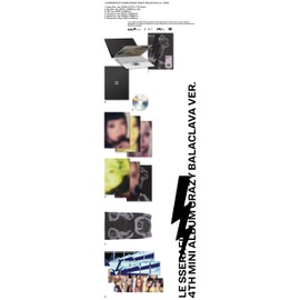 LE SSERAFIM CRAZY 4th mini album Balaclava Version with Tracking LSFM Le Seraphim