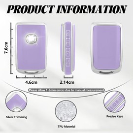 TOOMUME Key Case TPU Car Key Case Fits Mazda 2/3/6 M2 M3 M6 CX3 CX4 CX5 CX8 CX9 CX30 CX50 CX60 CX90 MX5 MX30 SS30 X5 X9 Axela, Key Cover Protection Key Case - Smart Key