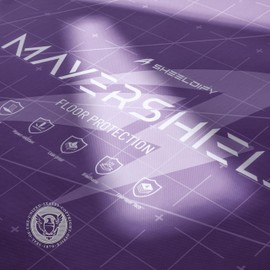 Sheeldify Mayershield 38"x100' Self-Adhesive Heavy-Duty Temporary Floor Protection 4-Layer Tech Renovation, Remodeling, Moving - Professional Floor, Tile, Surface Covering (X-350G 38"x100' Lavender)