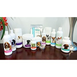 Champú de avena para perros Healthy Breeds con aloe para Golden Retriever - Más de 75 razas - 16 oz - Suave y delicado para piel sensible, con...     