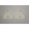 Pair Drawer Slide Rear Mounting Bracket Replacement Kit Compatible with