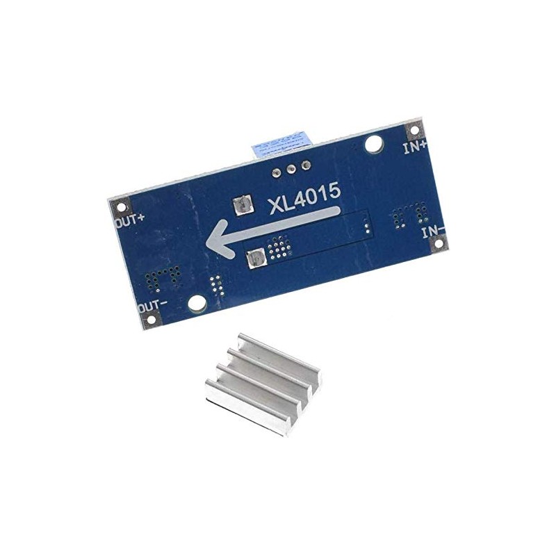 DollaTek 5Pcs XL4015 5A DC-DC Step Down Adjustable Power Supply