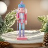 Gatuida Wooden Christmas Nutcracker Soldier: 25cm Figures Soldier Nutcracker Puppet