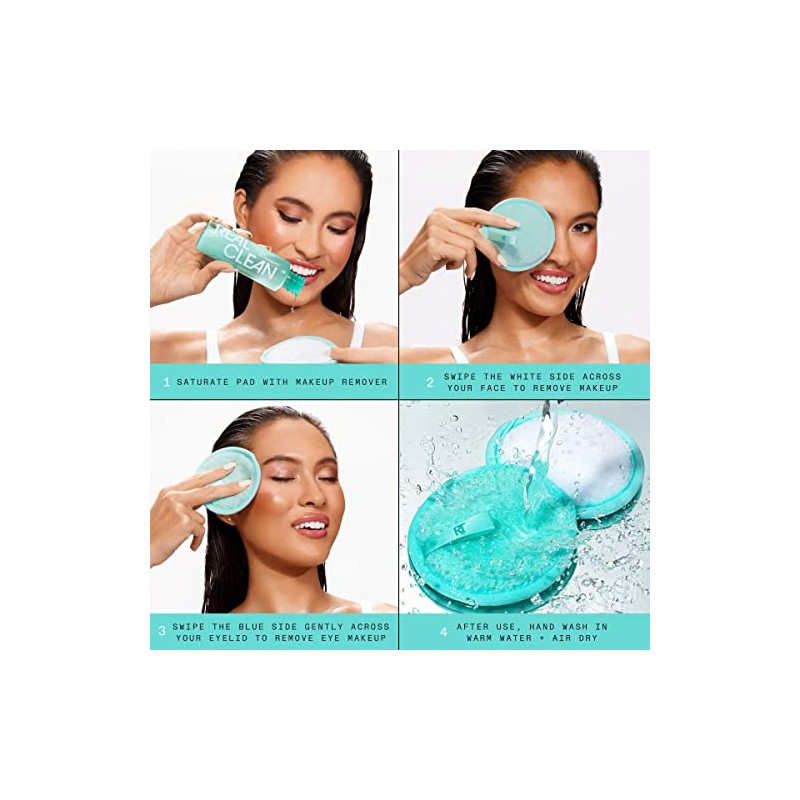 Real Techniques Almohadillas desmaquillantes Real Clean