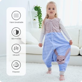 HAHASHOW Baby Sleeping Bag with Feet, All-Year Sleeping Bag, Girls and Boys, Sleeping Bag with Legs, 5-6 Years, Rabbit