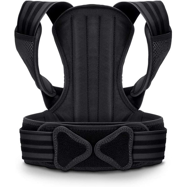 VOKKA Posture Corrector for Men and Women, Back Brace, Provides Pain Relief for Neck, Back, and Shoulders, Adjustable and Breathable, Posture Support, Improves Posture and Provides Back Support, M