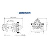 KENCIT T33 Automatic On-Demand Diaphragm Pump, Pressure Pump for Kitchen,