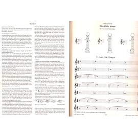 Learn Recorder with Songs and Plays Volume 1 - Recorder School by Christiane Fischer for Children from 6 Years, Adult Beginners and Beginners with Heart-Shaped Music Clip