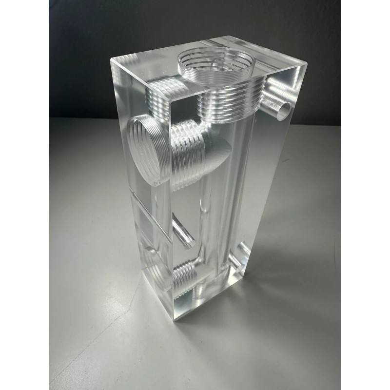 Generic 1” Clear Softwashing Manifold 2 Port