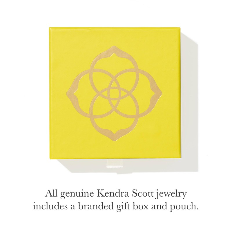 Kendra Scott Letter A Inline Initial Necklace, 18k Gold Vermeil