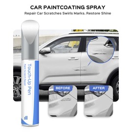 PARTS4EV SWP Snow White Pearl Tricoat Touch Up Paint Compatible with Kia Exact Match Chips and Nicks Touch Up