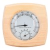 Sauna Thermometer/Hygrometer, Analog Hygrometer, Wall Mounted, High Precision, Easy to