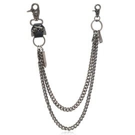 PINKPIN Wallet Chain Biker Punk Bullet Key Chains Hip Hop Skull Pant Chain Heavy Waist Chain for Men’s Pants Jean Belt
