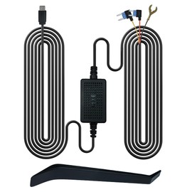 TORVO Dash Cam Hardwire Kit, 11.5ft USB Type-C Charger Cable, 5V Car Power Cord with Low Voltage Protection, Enables 24H Parking Mode, for All Type-C Dash Cams