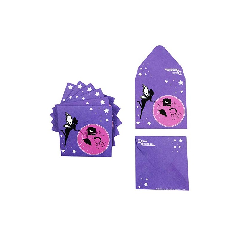 Tooth Fairy Envelopes (School Bulk Pack of 40) (Purple)