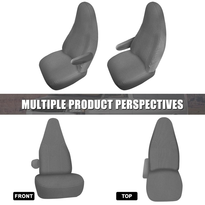 SAPUBK Front Seat Covers Replace for 2010-2021 Chevy Express Bucket