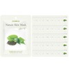(100 sheets) Foodaholic Nature Skin Green Tea Mask Pack /