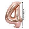 Rose Gold 47 Birthday Decorations - 40 Inch Number 47