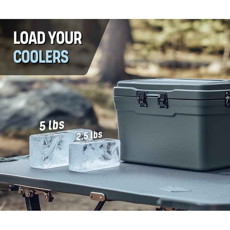 Alaskey® Extra Large Ice Block Mold 5 lbs With Lid