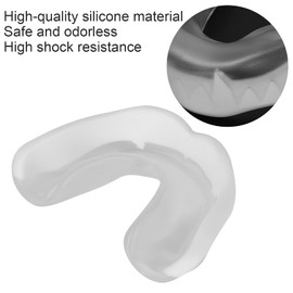 Fangs Boxing Mouth Guard Muay Thai Fighting Taekwondo Sanda Protective Gear Basketball Football Mouth Guard Transparent White