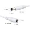 Power Extension Cable 100ft 5.5mm x 2.1mm 12 Volt Male